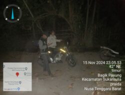Bersama Warga, Bhabinkamtibmas Desa Korleko Jaga Pelihara Keamanan Lingkungan Jelang Pilkada