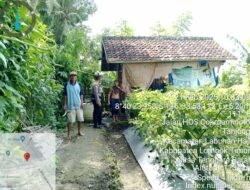 Dukung Program Ketahanan Pangan, Bhabinkamtibmas Desa Banjarsari Cek Lahan Warga Binaan