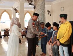 Polres Lotim Gelar Buka Puasa Bersama Anak Yatim dan Kaum Dhuafa