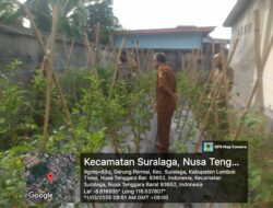 Bhabinkamtibmas Desa Gerung Permai Rutin Sambangi Lahan Ketahanan Pangan