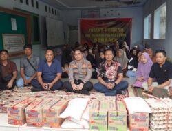 Satreskrim Polres Lombok Timur Santuni Anak Yatim di Panti Asuhan Darul Aitam