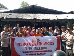 Operasi Bina Kusuma Rinjani 2025, Polres Lotim Sasar Premanisme di Seolong dan Labuhan Haji