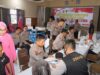Polres Lotim Gelar Bakti Kesehatan dan Donor Darah Sambut Hari Bhayangkara ke-79
