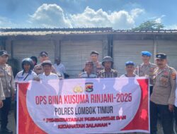 Operasi Bina Kusuma Rinjani 2025, Polres Lotim Himbau Warga Hindari Aksi Premanisme