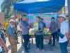 Sambut HUT RI ke-80 Polsek Keruak Gelar Pasar Murah