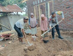 Bhabinkamtibmas Desa Bagik Papan Laksanakan Silaturahmi, Gotong Royong, Dan Himbauan Kamtibmas